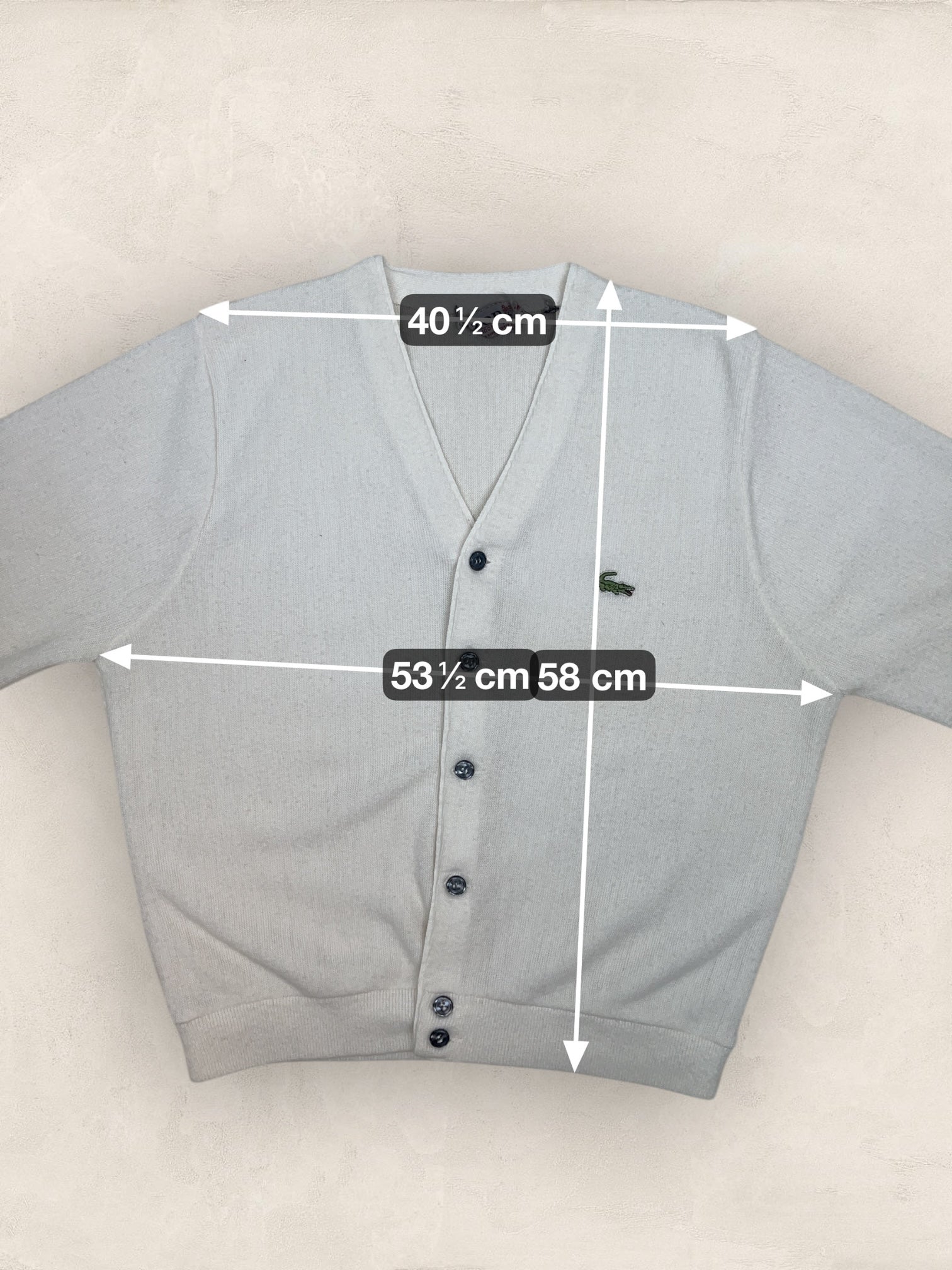 Cardigan Femme Lacoste Izod Blanc S Ref:3953 - Blanc - S - amifrip