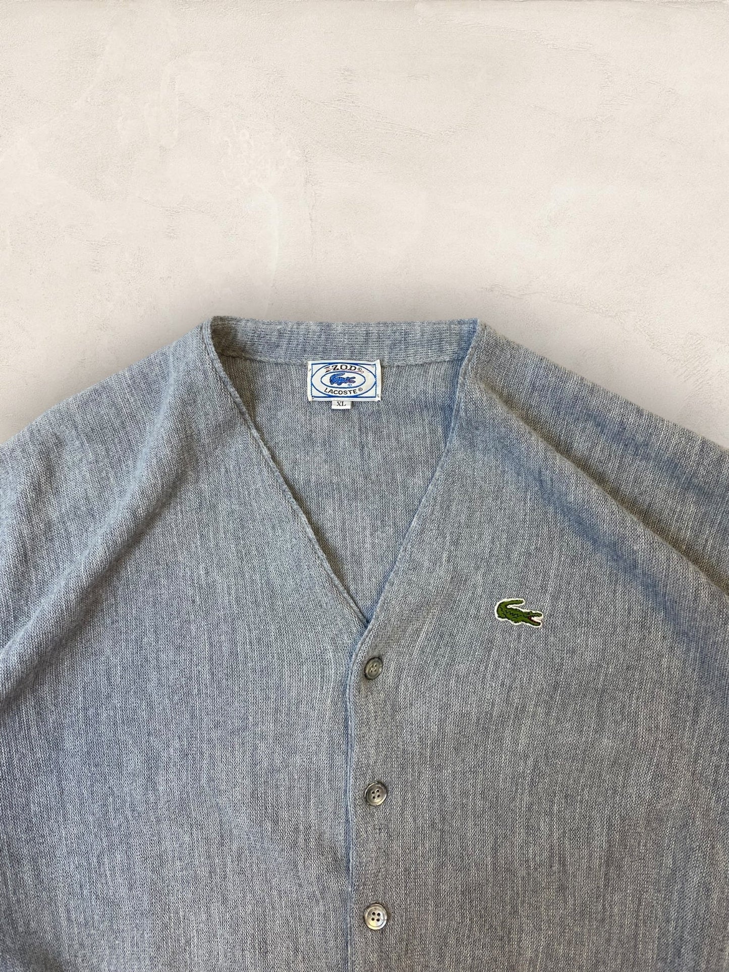 Cardigan Femme Lacoste Izod Gris XL Ref:3968 - Gris - XL - amifrip