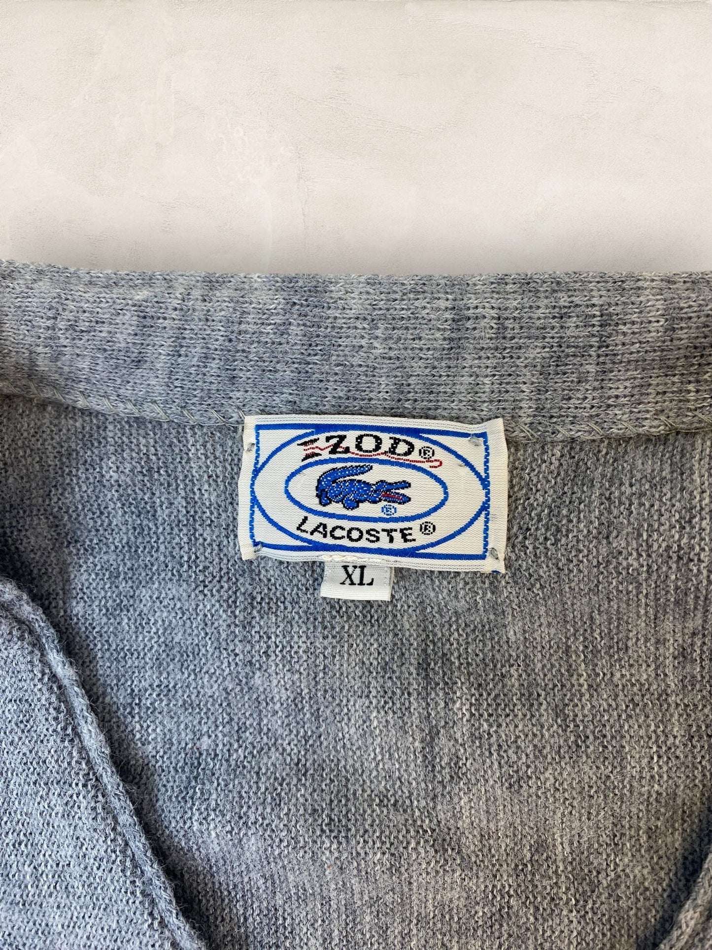 Cardigan Femme Lacoste Izod Gris XL Ref:3968 - Gris - XL - amifrip