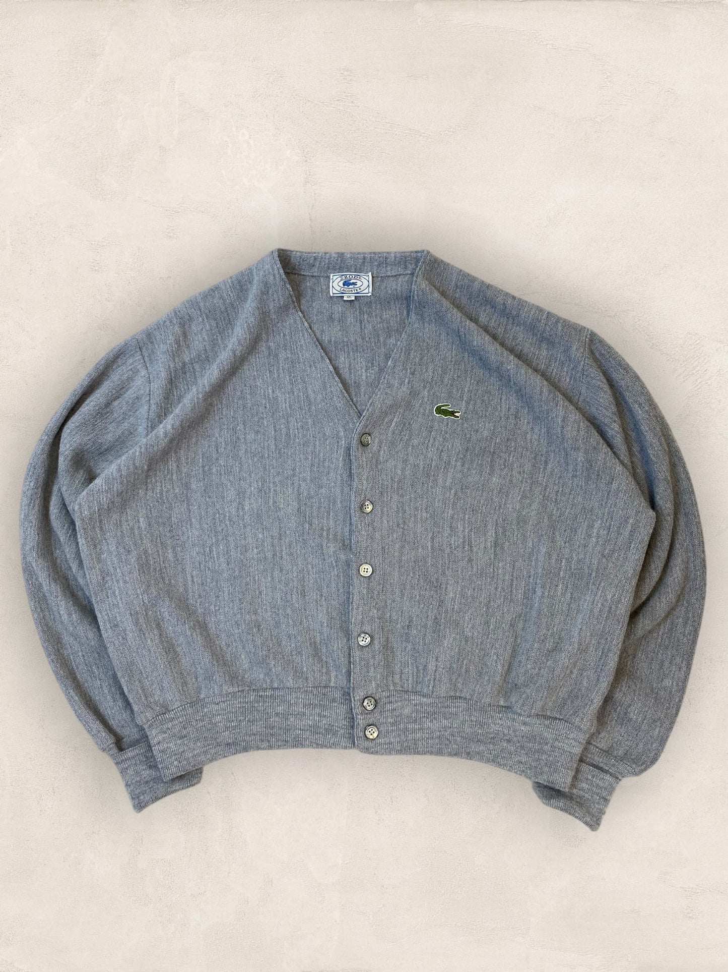 Cardigan Femme Lacoste Izod Gris XL Ref:3968 - Gris - XL - amifrip