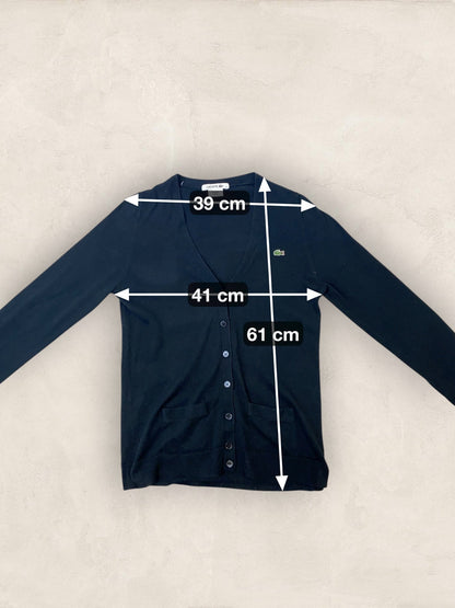 Cardigan Femme Lacoste Izod Noir S Ref:3966 - Noir - S - amifrip