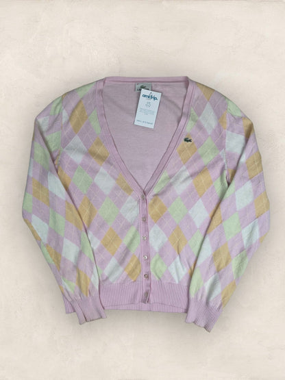 Cardigan Femme Lacoste Rose M Ref:3939 - Rose - M - amifrip