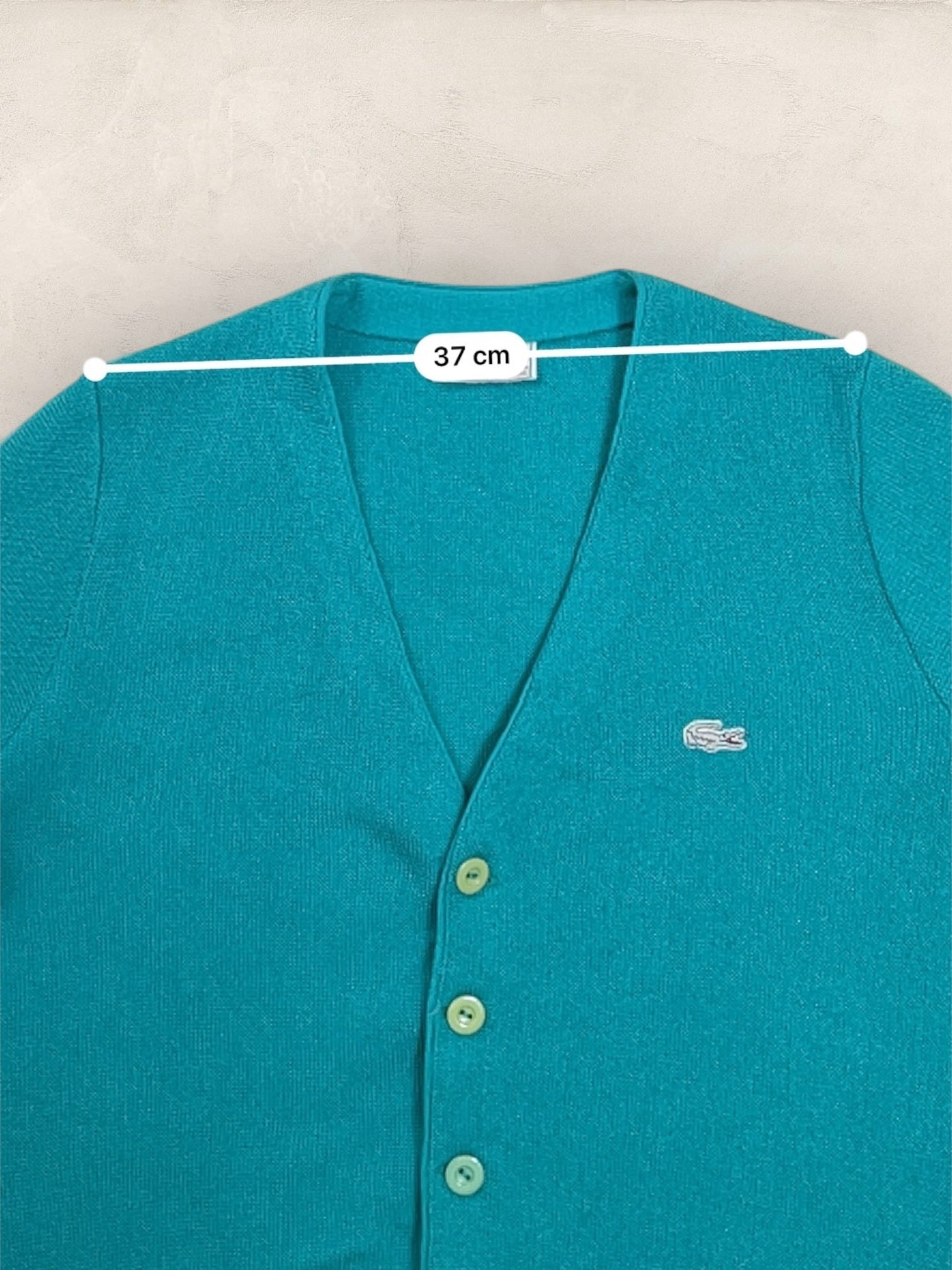Cardigan Femme Lacoste Vert S Ref:3050 - Vert - S - amifrip - Friperie en ligne et vêtements vintage