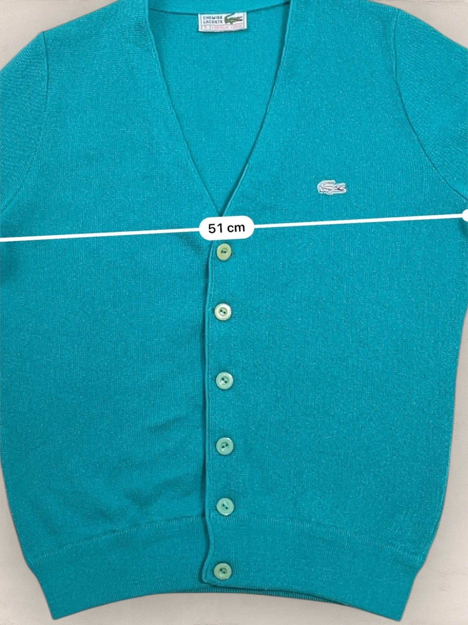 Cardigan Femme Lacoste Vert S Ref:3050 - Vert - S - amifrip - Friperie en ligne et vêtements vintage