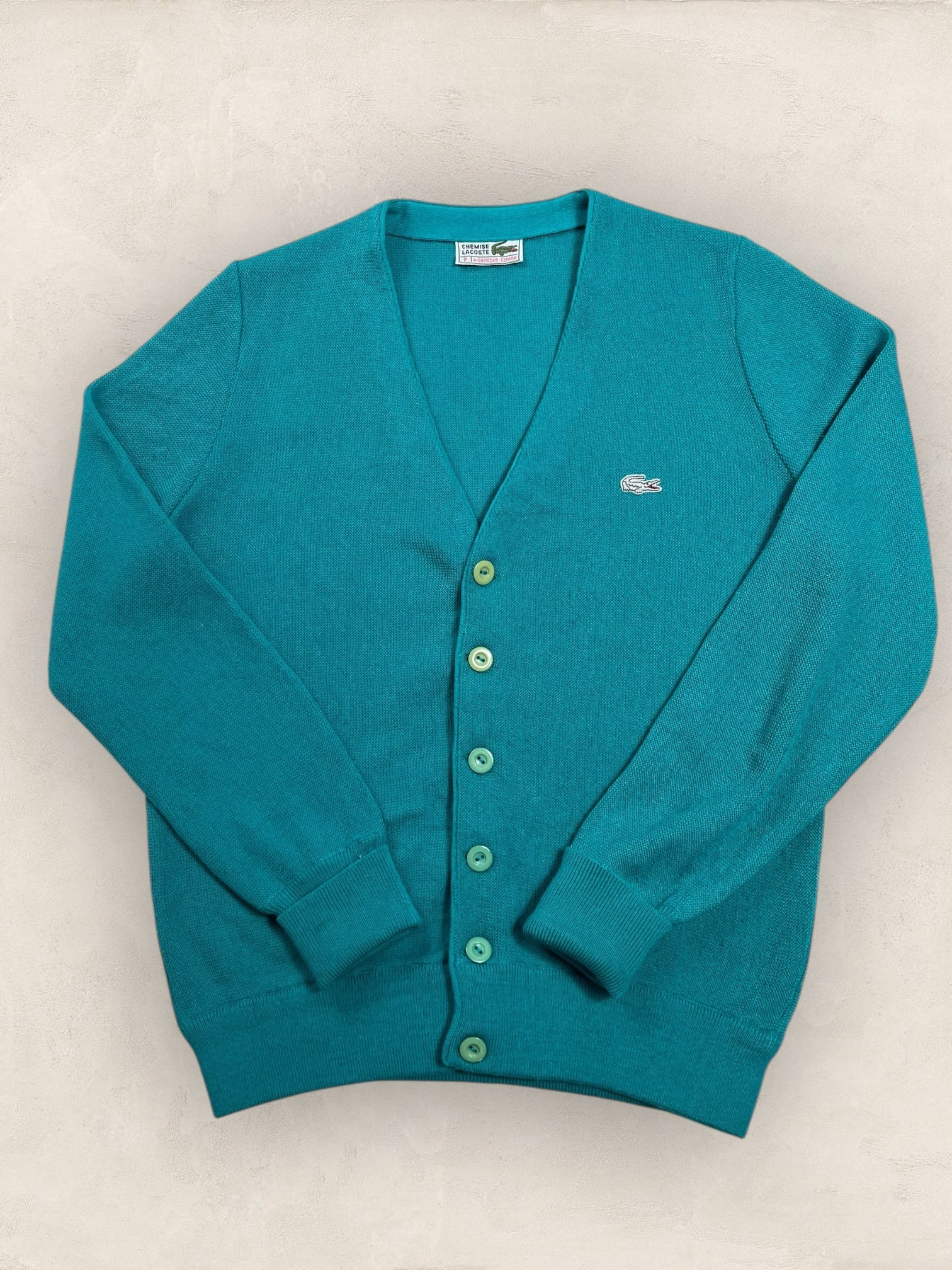 Cardigan Femme Lacoste Vert S Ref:3050 - Vert - S - amifrip - Friperie en ligne et vêtements vintage