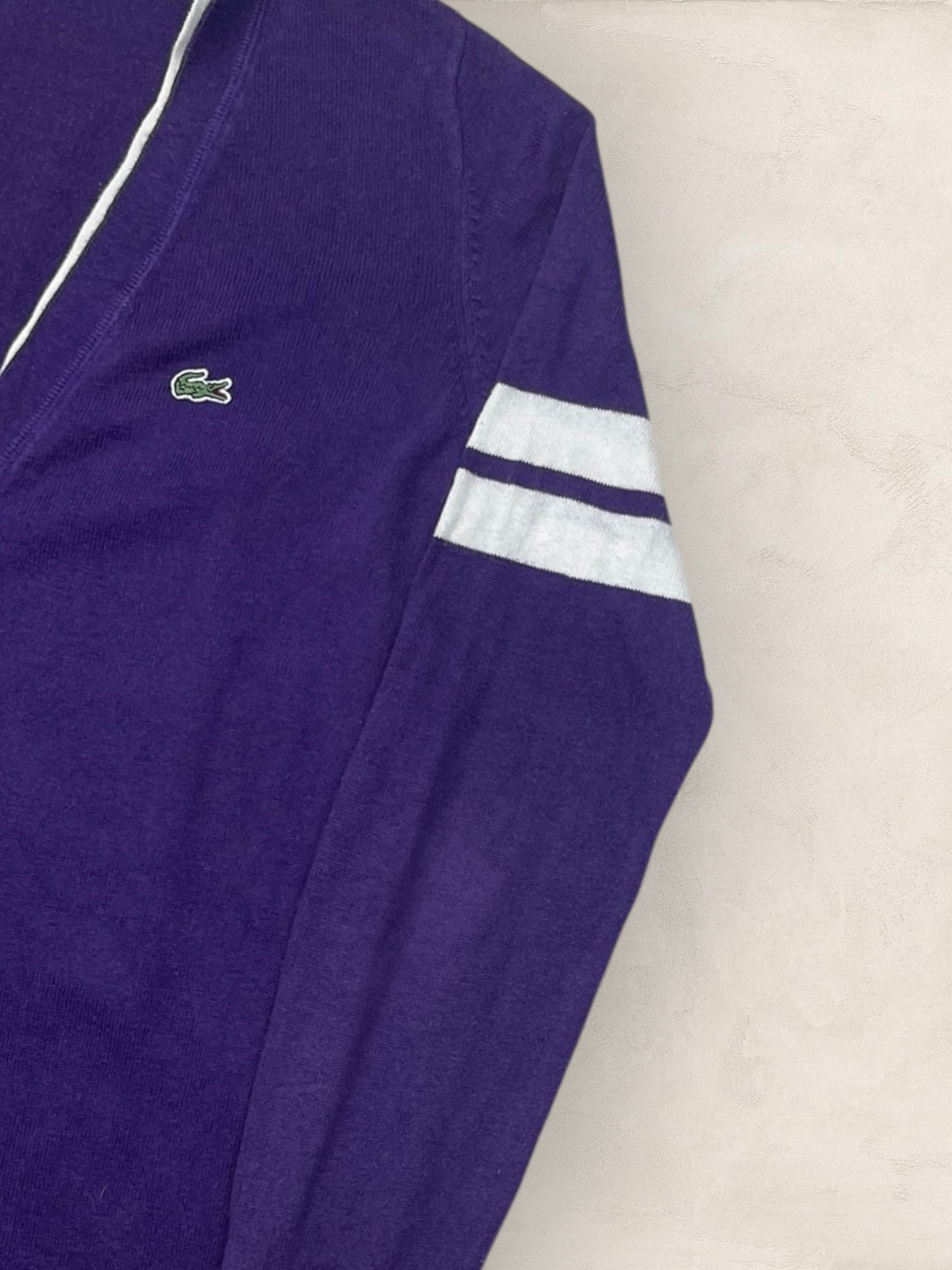 Cardigan Femme Lacoste Violet L Ref:3278 - Violet - L - amifrip
