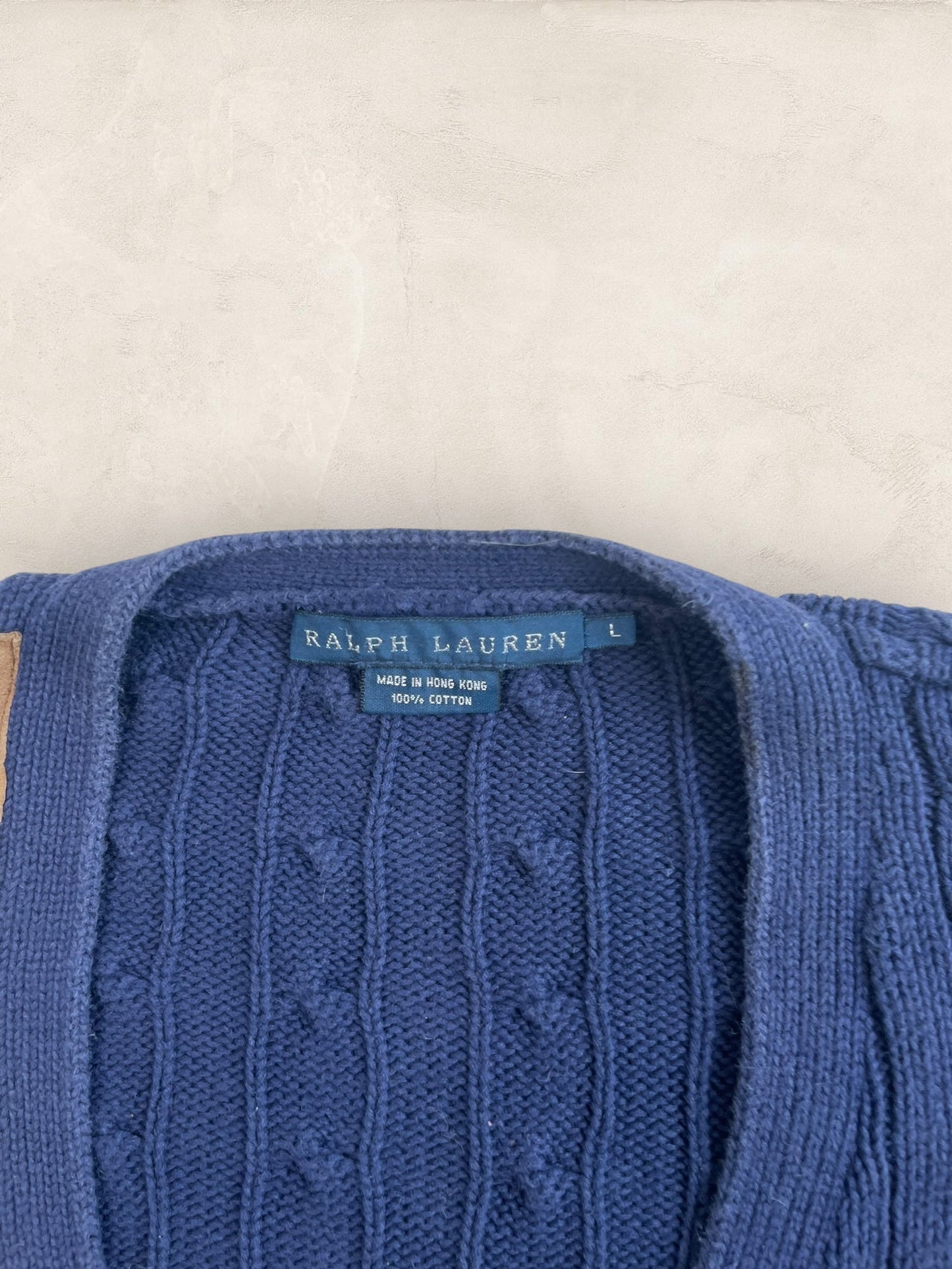 Cardigan femme, Ralph Lauren, bleu marine, L Ref:3288 - Bleu marine - L - amifrip