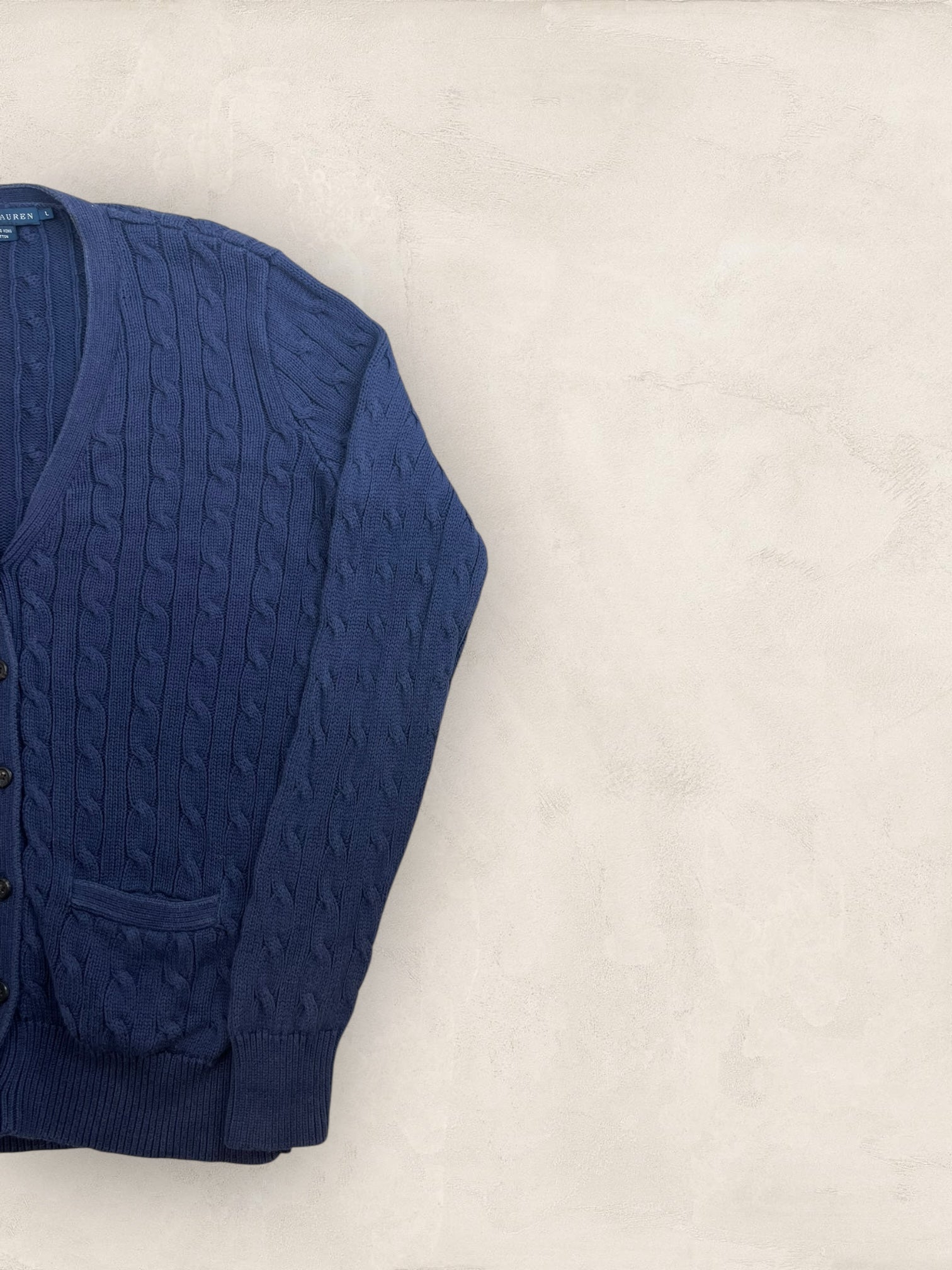 Cardigan femme, Ralph Lauren, bleu marine, L Ref:3288 - Bleu marine - L - amifrip