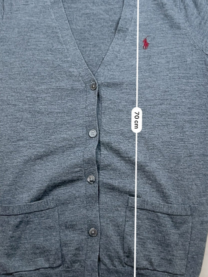 Cardigan Femme Ralph Lauren Gris M Ref:3433 - Gris - M - amifrip