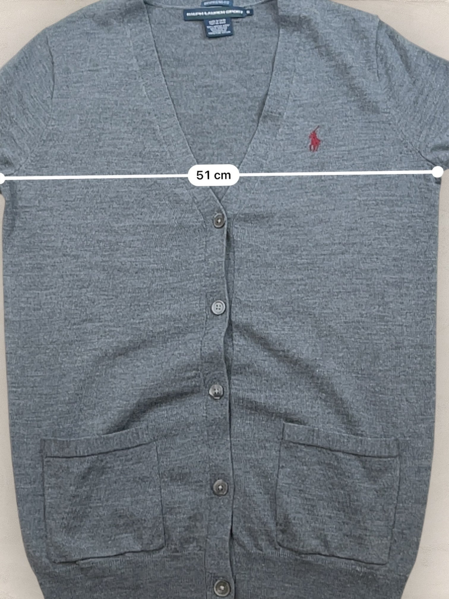 Cardigan Femme Ralph Lauren Gris M Ref:3433 - Gris - M - amifrip