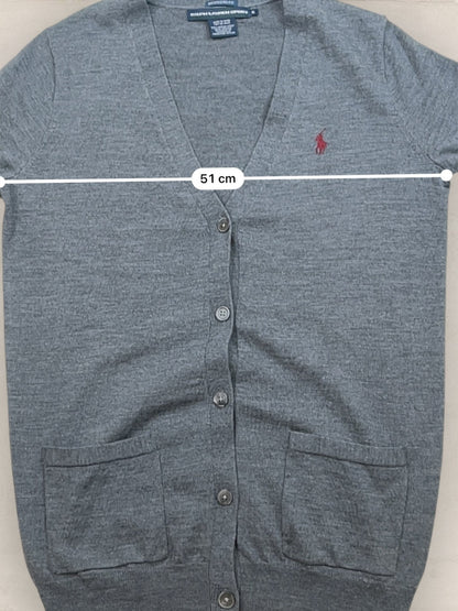 Cardigan Femme Ralph Lauren Gris M Ref:3433 - Gris - M - amifrip