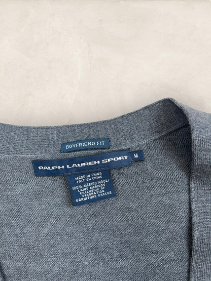 Cardigan Femme Ralph Lauren Gris M Ref:3433 - Gris - M - amifrip