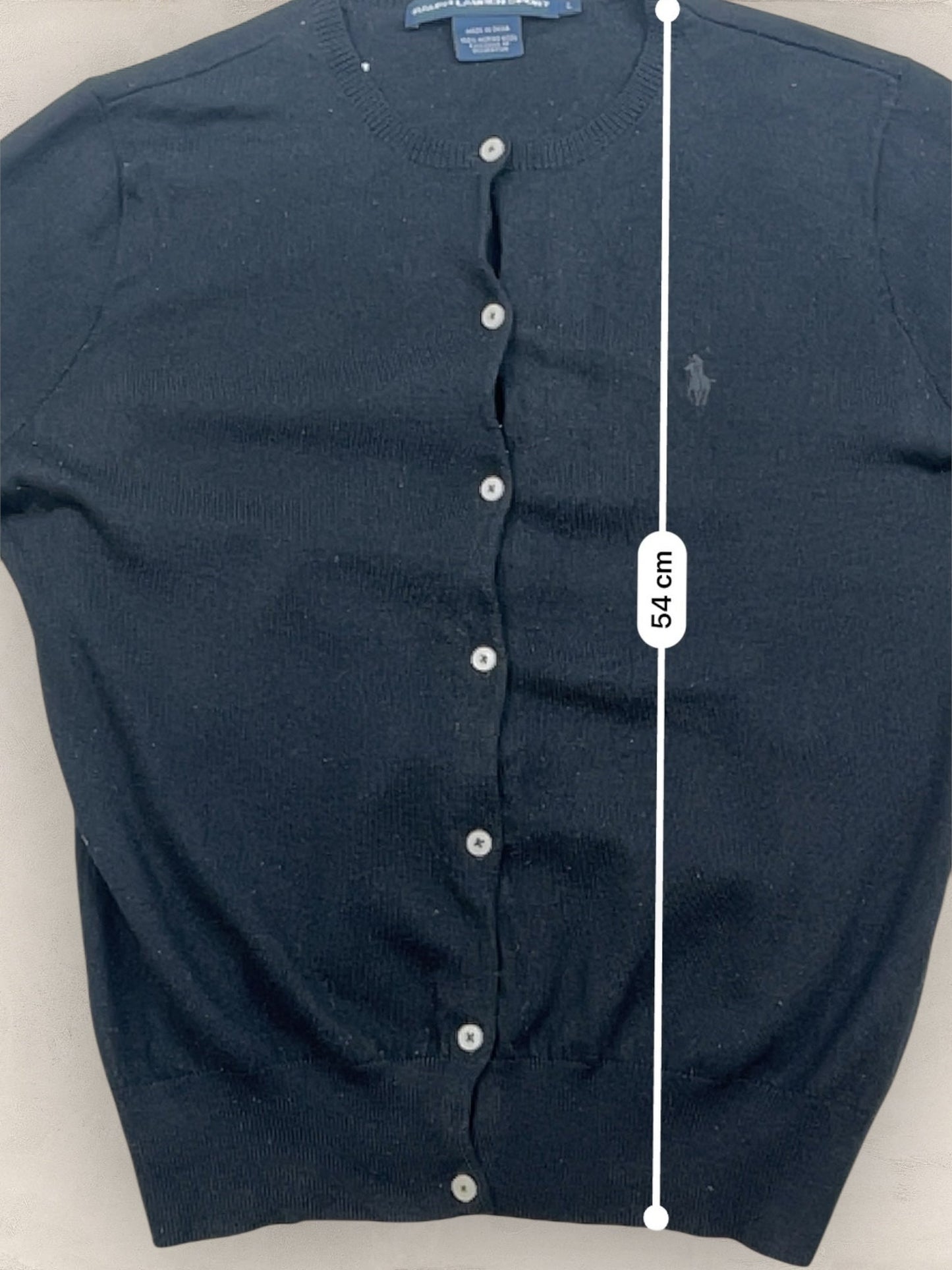 Cardigan Femme Ralph Lauren Noir L Ref:3413 - Noir - L - amifrip