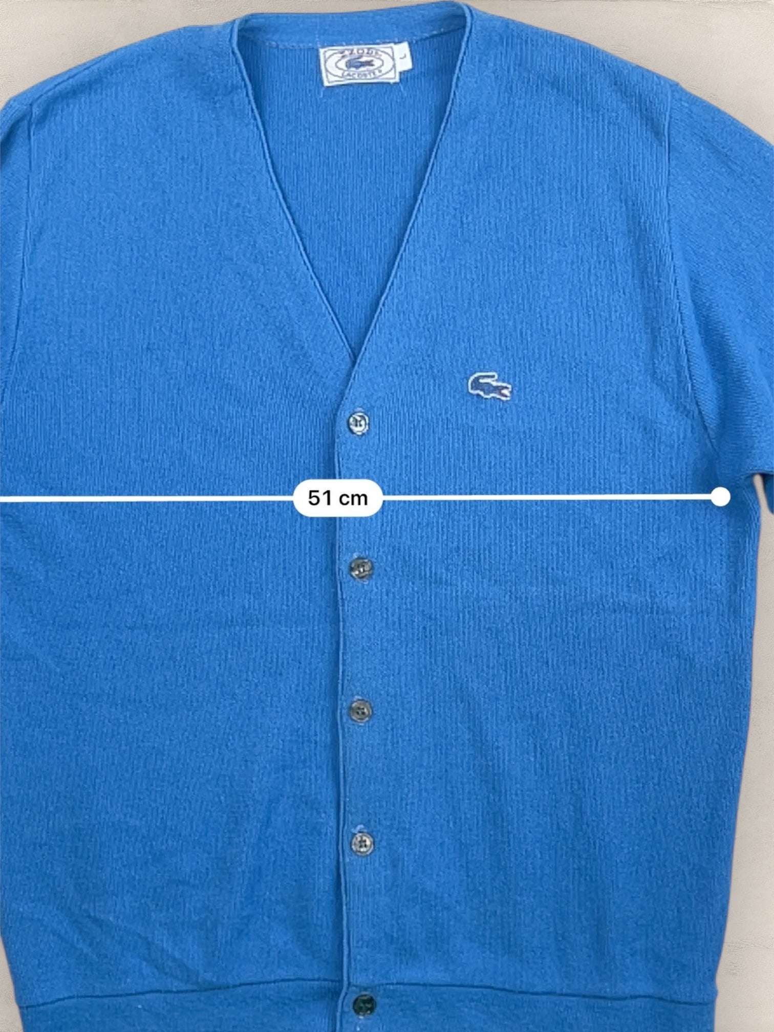 Cardigan Homme IZOD Lacoste Bleu L Ref:3307 - Bleu - L - amifrip