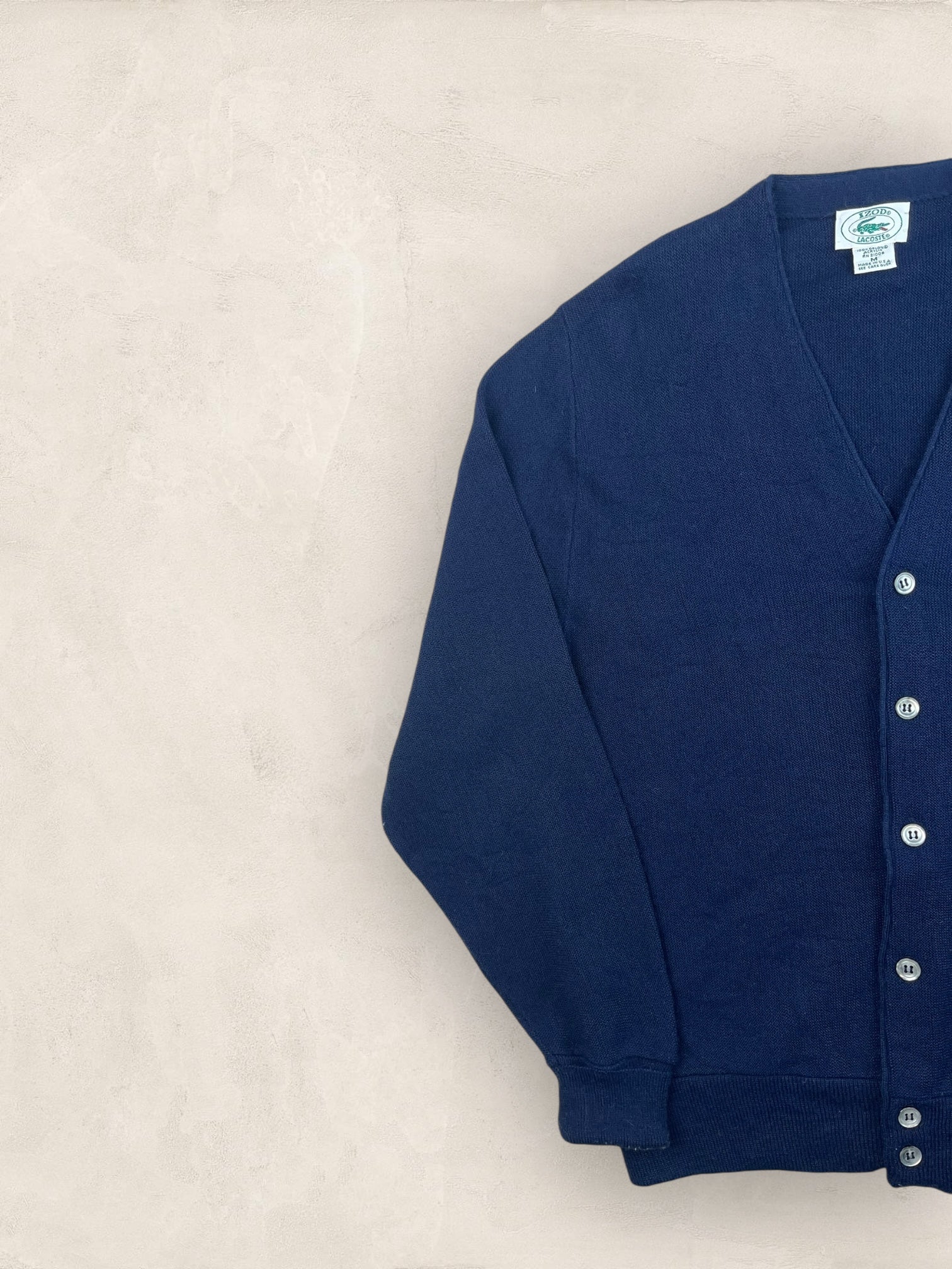 Cardigan Homme IZOD Lacoste Bleu Marine M Ref:3312 - Bleu Marine - M - amifrip