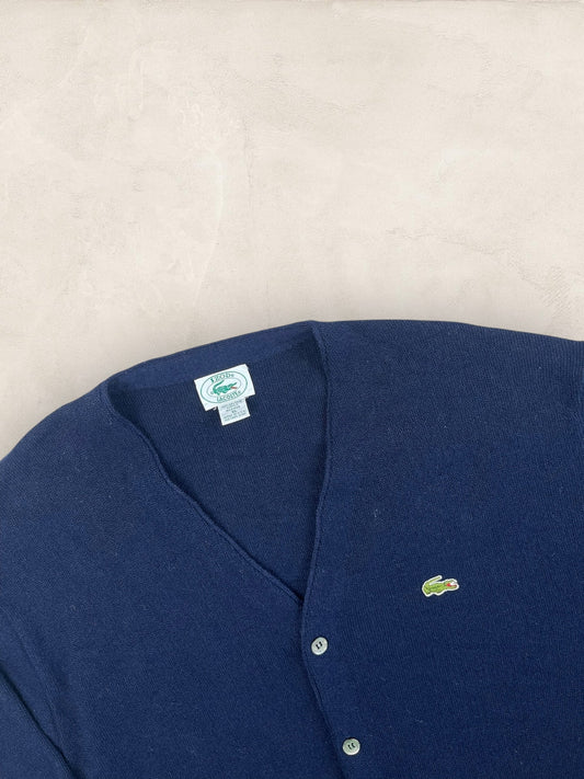 Cardigan Homme IZOD Lacoste Bleu Marine XL Ref:3308 - Bleu Marine - XL - amifrip