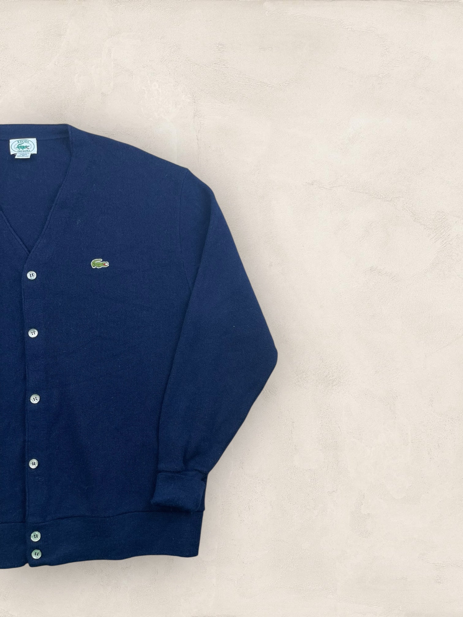 Cardigan Homme IZOD Lacoste Bleu Marine XL Ref:3308 - Bleu Marine - XL - amifrip