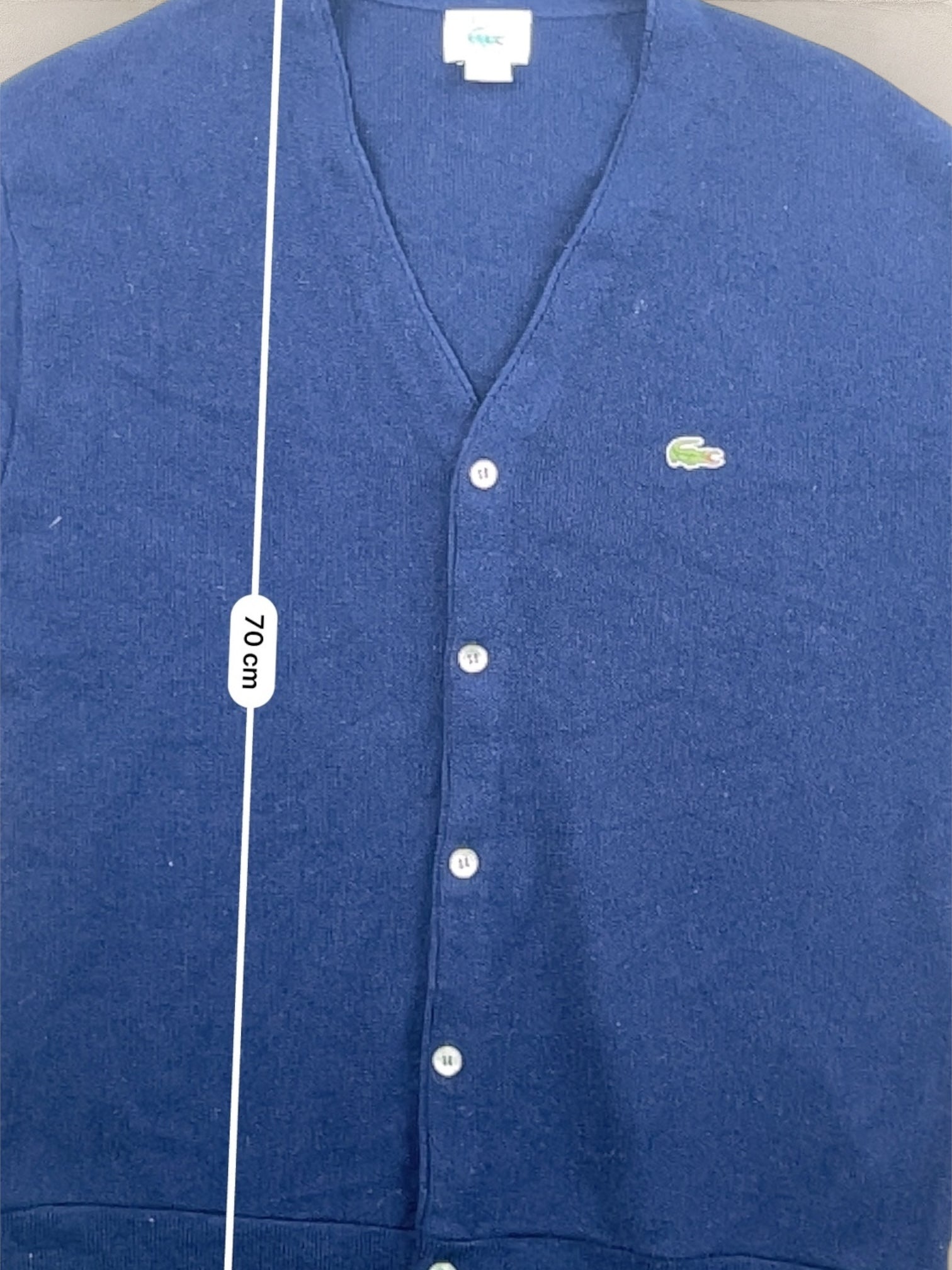 Cardigan Homme IZOD Lacoste Bleu Marine XL Ref:3308 - Bleu Marine - XL - amifrip