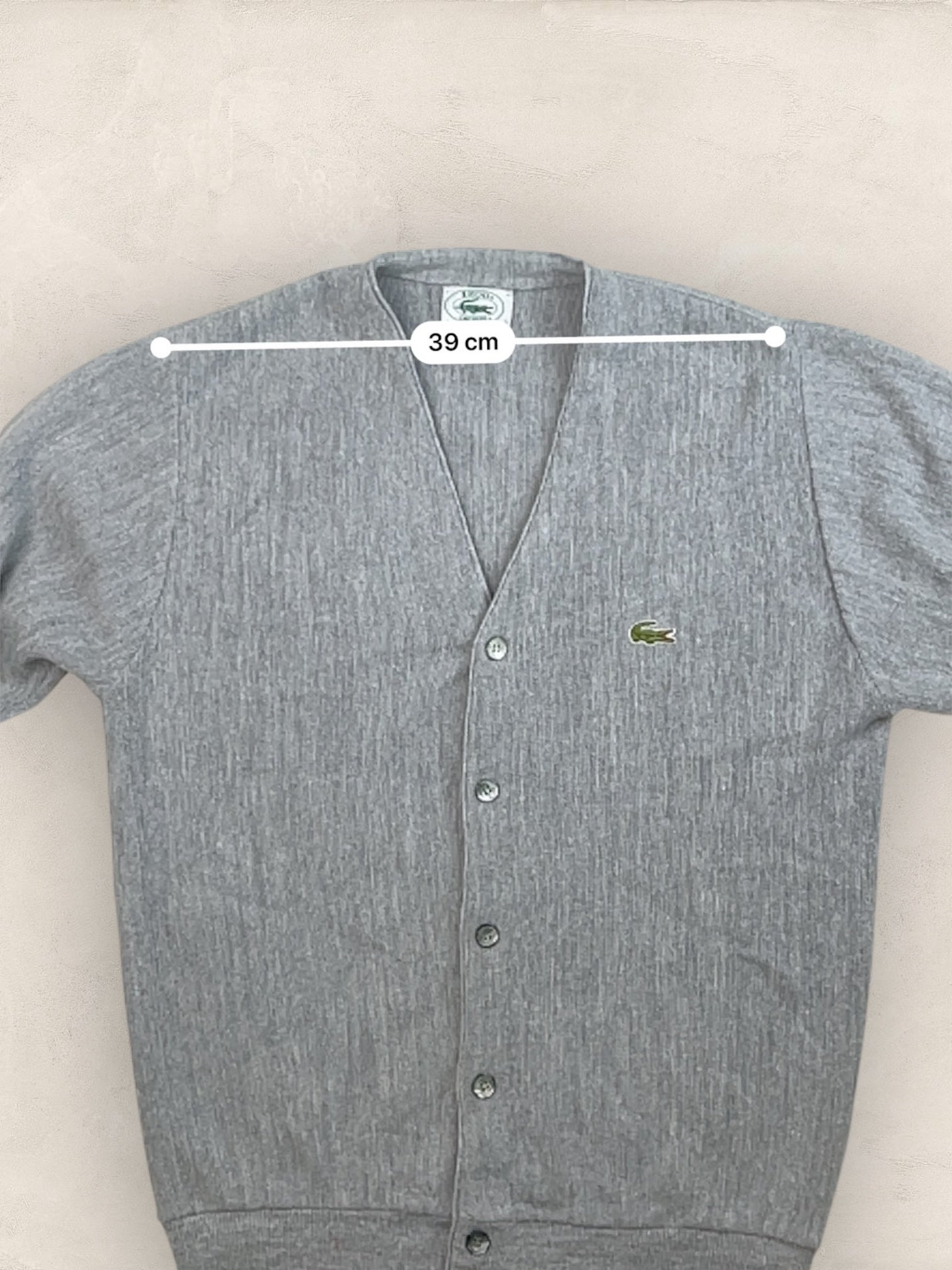 Cardigan Homme IZOD Lacoste Gris S Ref:3311 - Gris - S - amifrip