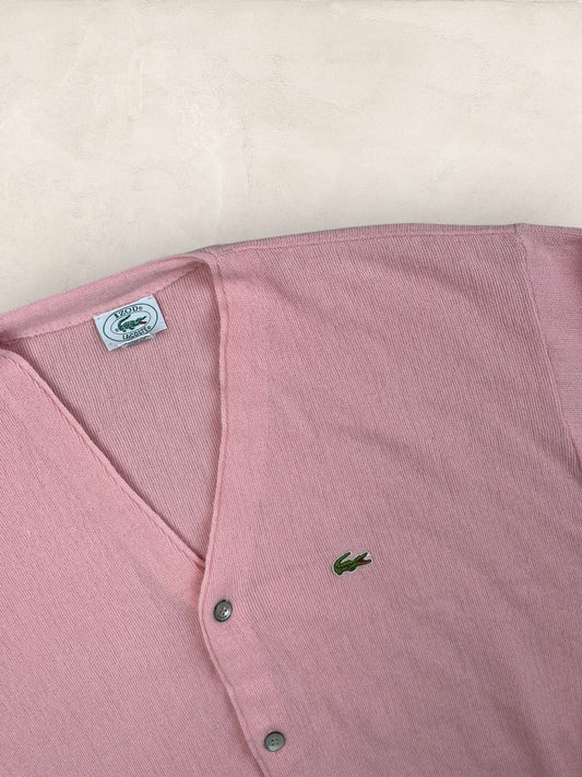 Cardigan Homme IZOD Lacoste Rose XL Ref:3318 - Rose - XL - amifrip
