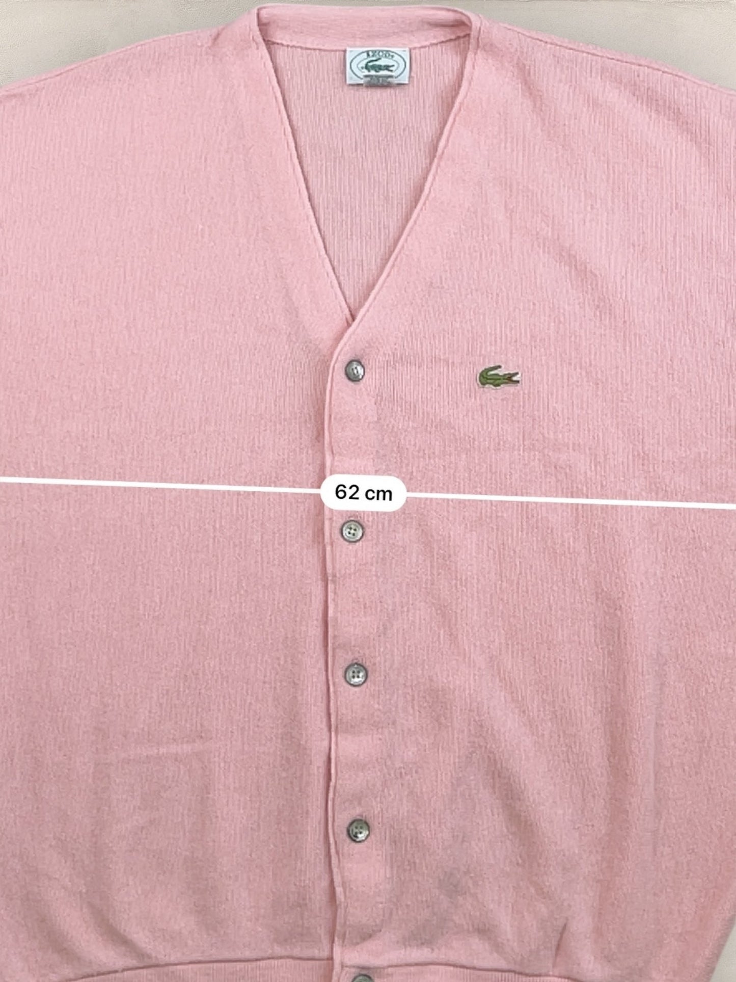 Cardigan Homme IZOD Lacoste Rose XL Ref:3318 - Rose - XL - amifrip