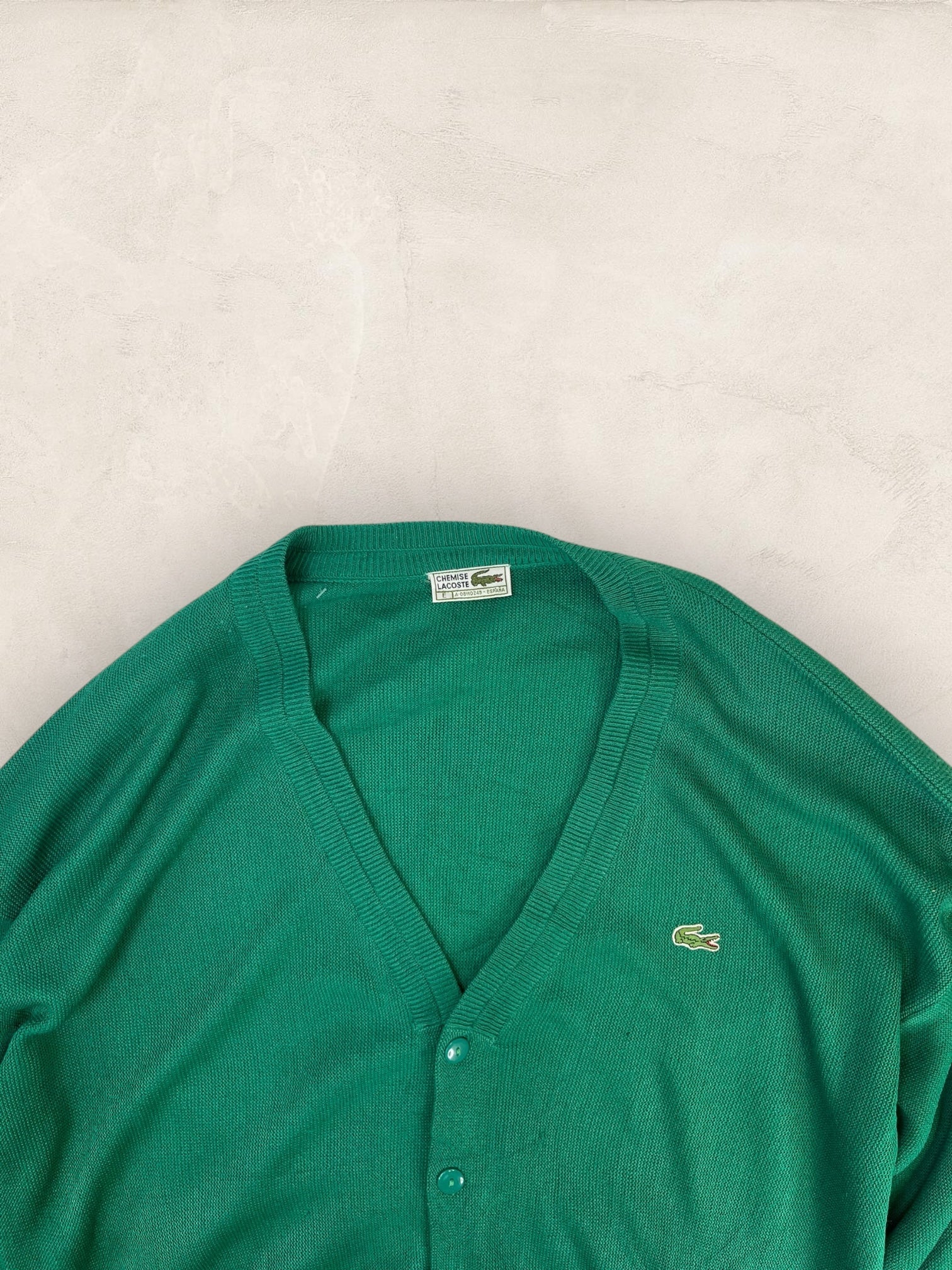 Cardigan Homme Lacoste 2XL Ref:3993 - VERT - 2XL - amifrip