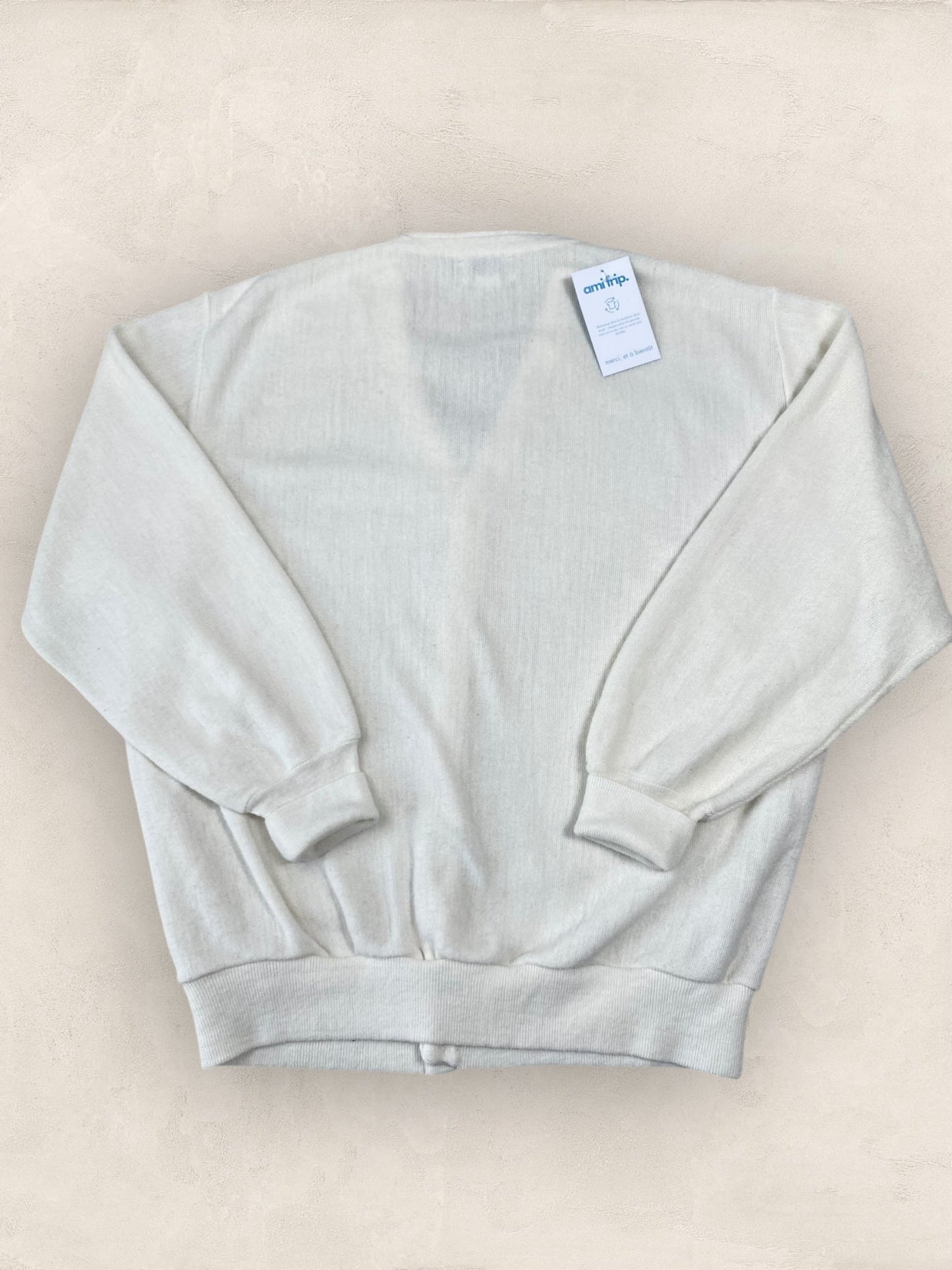 Cardigan Homme Lacoste BLANC L Ref:2874 - BLANC - L - amifrip - Friperie en ligne et vêtements vintage