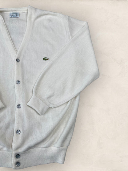Cardigan Homme Lacoste BLANC L Ref:2874 - BLANC - L - amifrip - Friperie en ligne et vêtements vintage