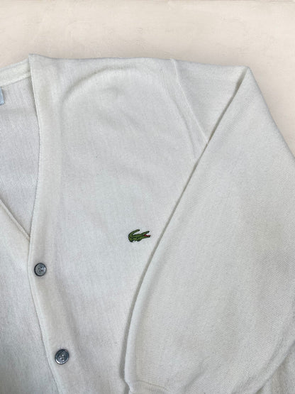 Cardigan Homme Lacoste BLANC L Ref:2874 - BLANC - L - amifrip - Friperie en ligne et vêtements vintage