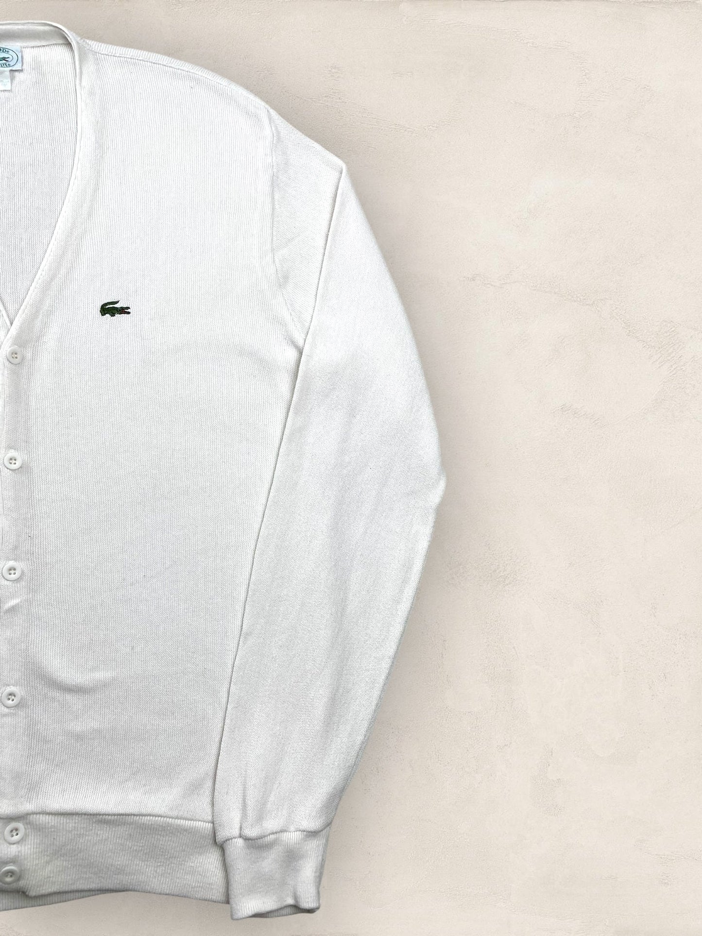 Cardigan Homme Lacoste Blanc L Ref:3169 - Blanc - L - amifrip