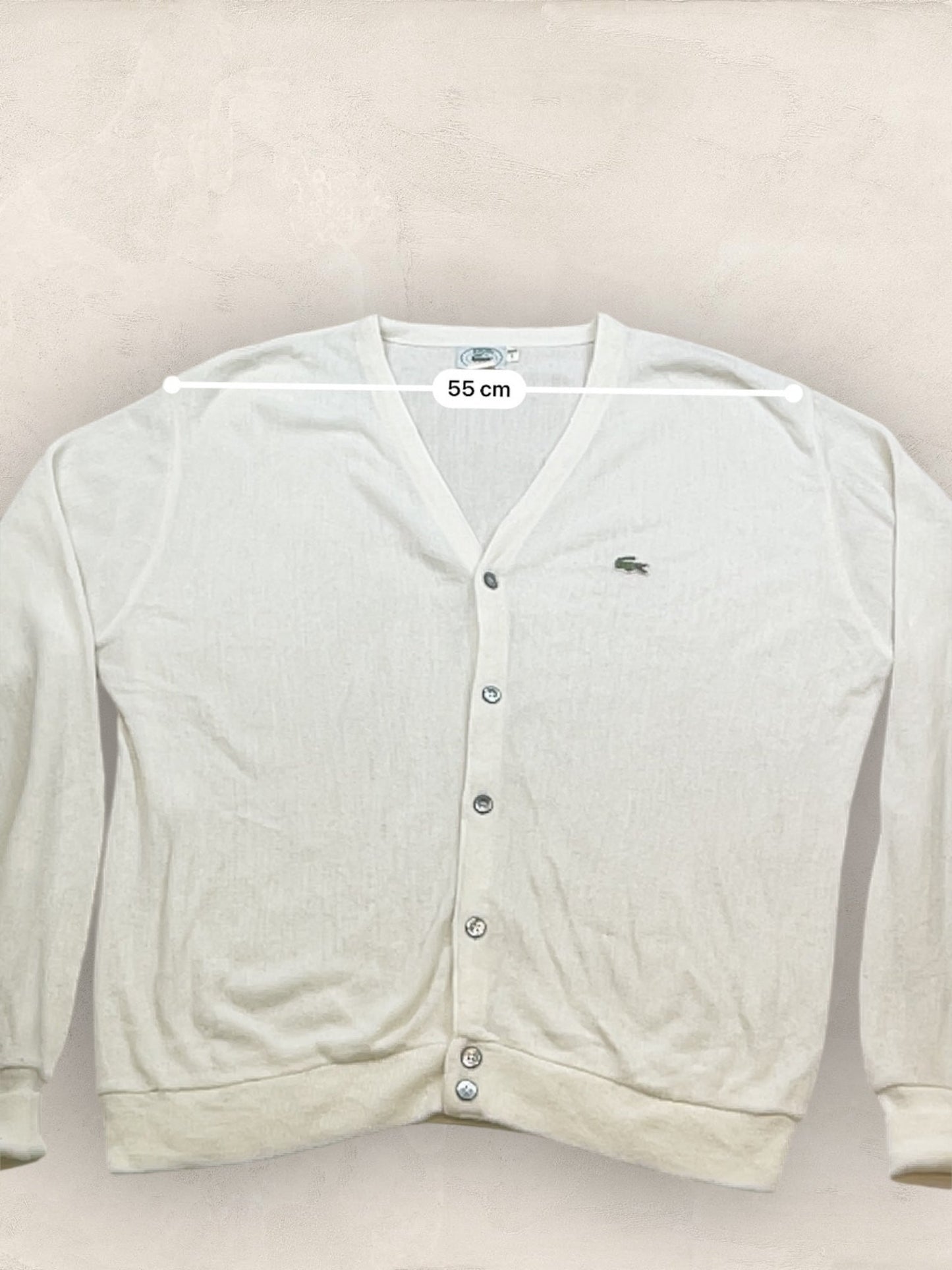 Cardigan Homme Lacoste Blanc L Ref:3259 - Blanc - L - amifrip