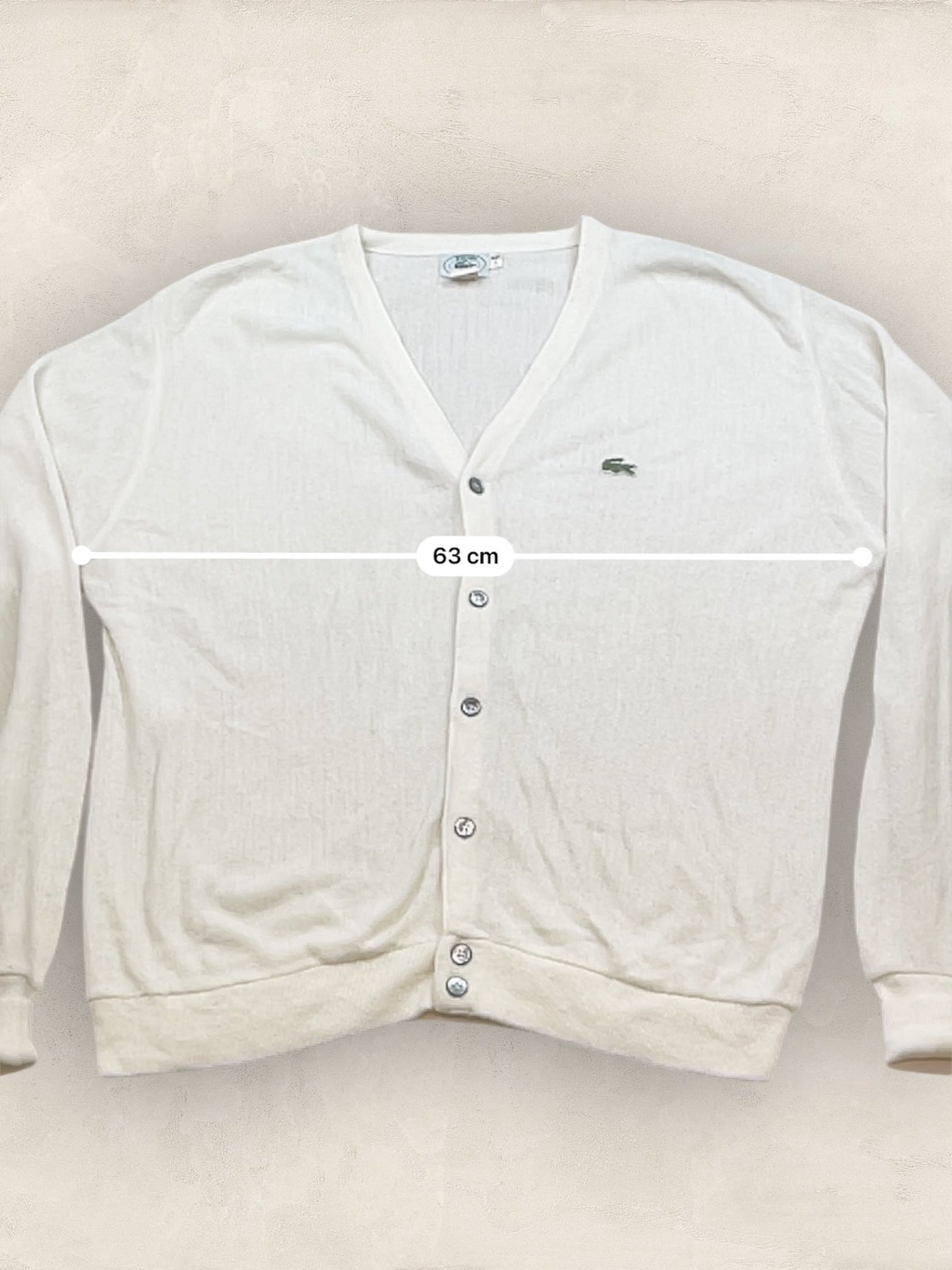 Cardigan Homme Lacoste Blanc L Ref:3259 - Blanc - L - amifrip
