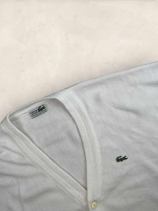 Cardigan Homme Lacoste Blanc L Ref:3298 - Blanc - L - amifrip