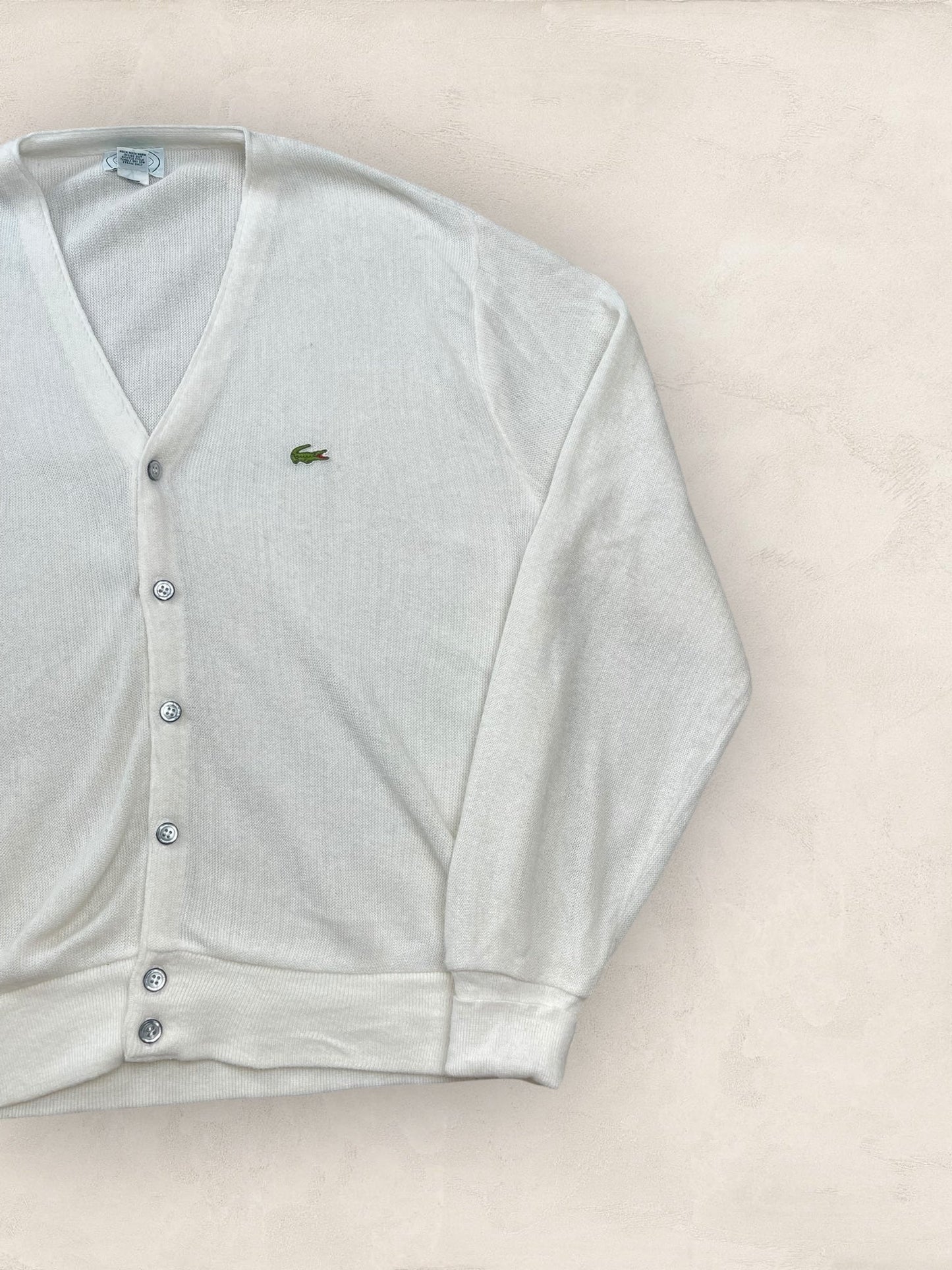 Cardigan Homme Lacoste Blanc M Ref:3140 - Blanc - M - amifrip