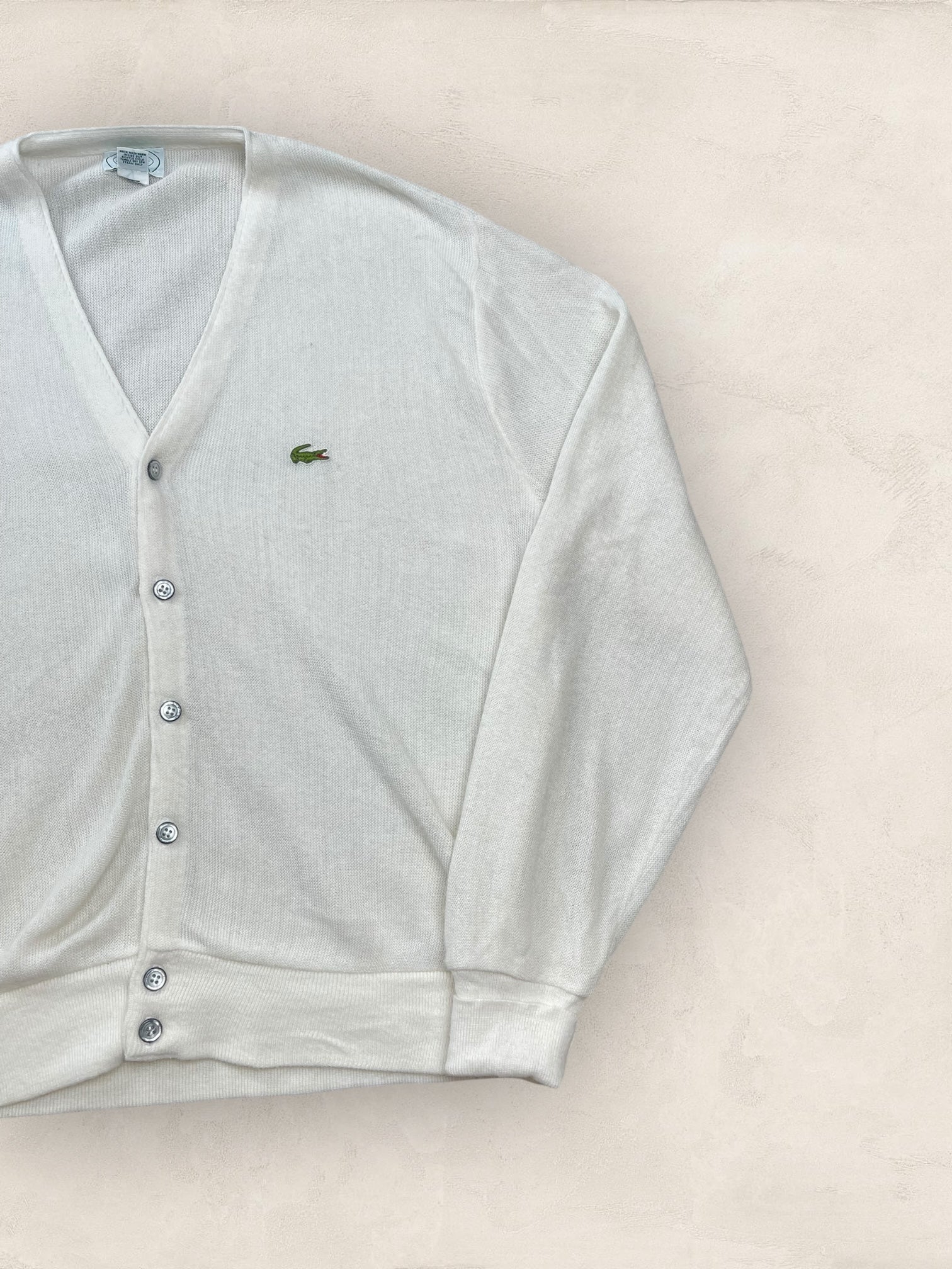 Cardigan Homme Lacoste Blanc M Ref:3140 - Blanc - M - amifrip