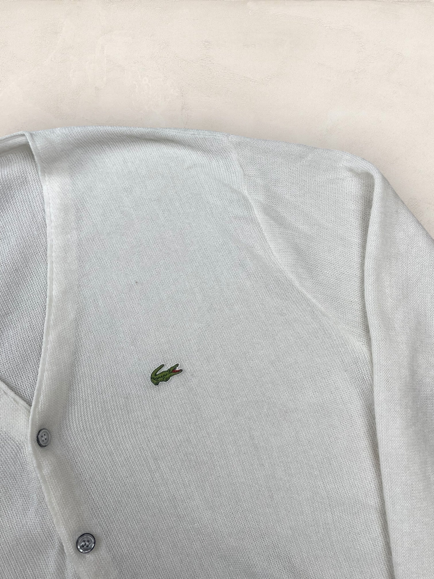 Cardigan Homme Lacoste Blanc M Ref:3140 - Blanc - M - amifrip