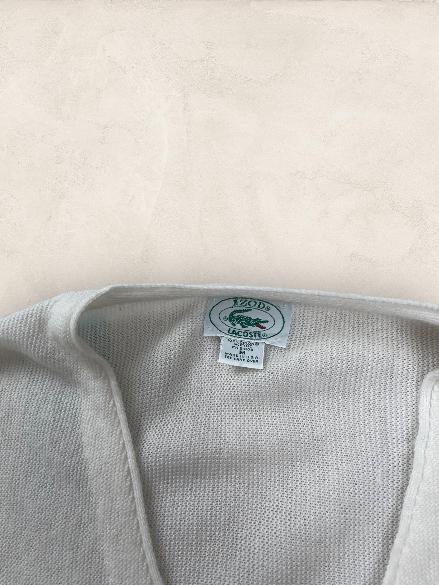 Cardigan Homme Lacoste Blanc M Ref:3140 - Blanc - M - amifrip