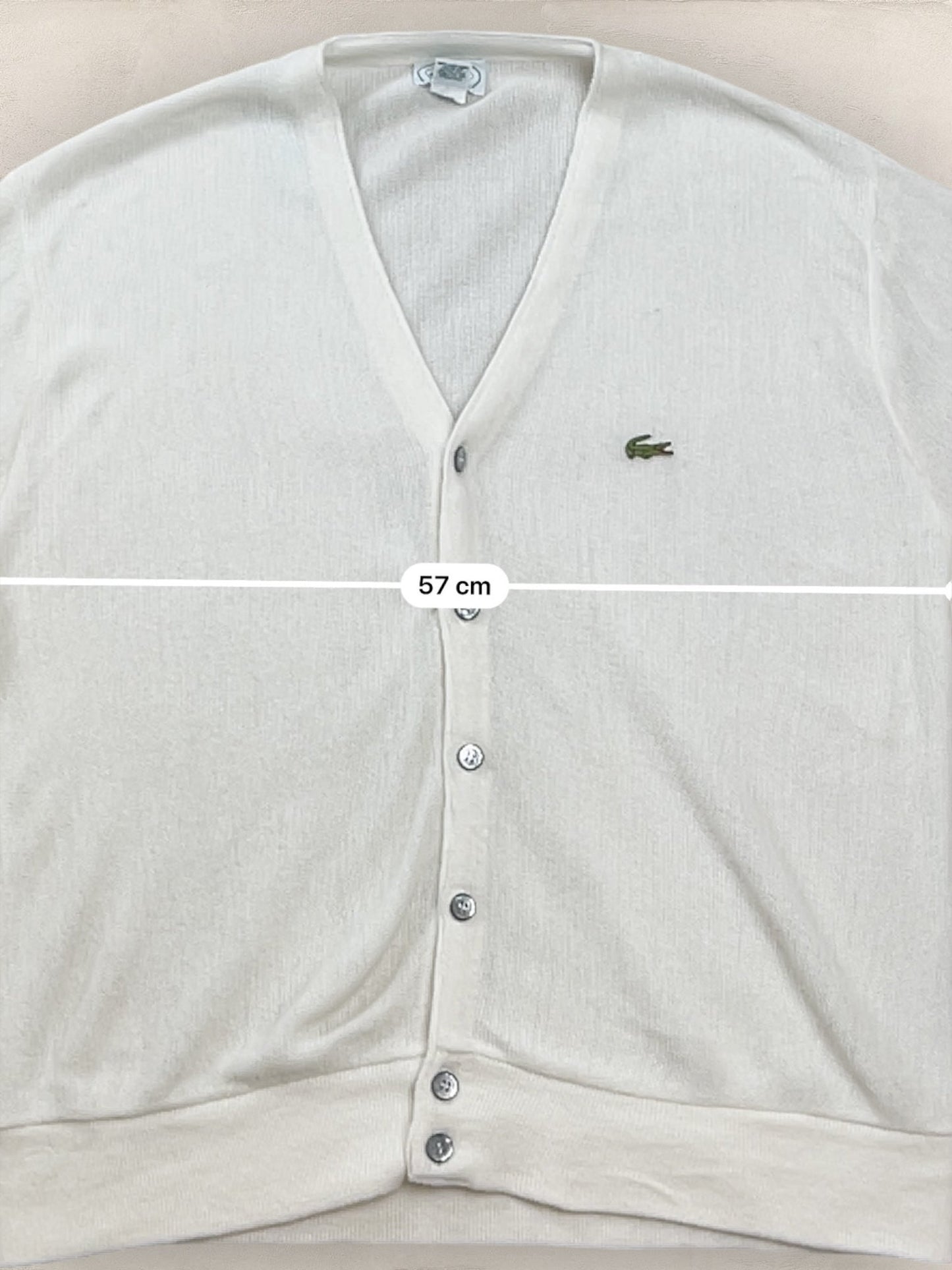 Cardigan Homme Lacoste Blanc M Ref:3140 - Blanc - M - amifrip