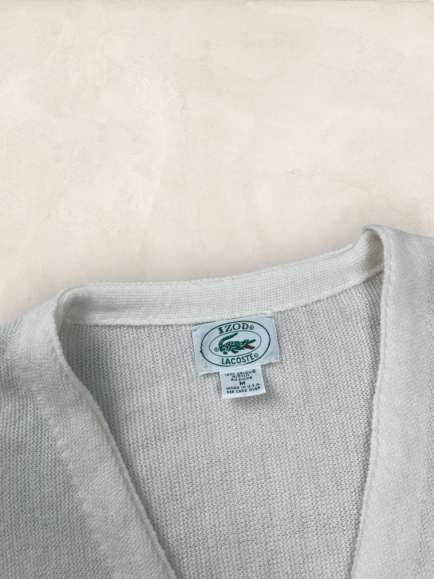 Cardigan Homme Lacoste Blanc M Ref:3152 - Blanc - M - amifrip