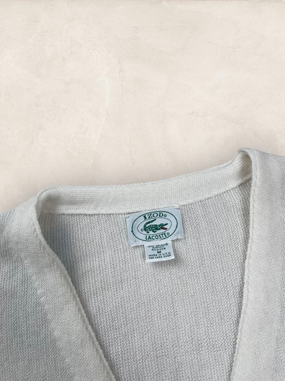 Cardigan Homme Lacoste Blanc M Ref:3152 - Blanc - M - amifrip