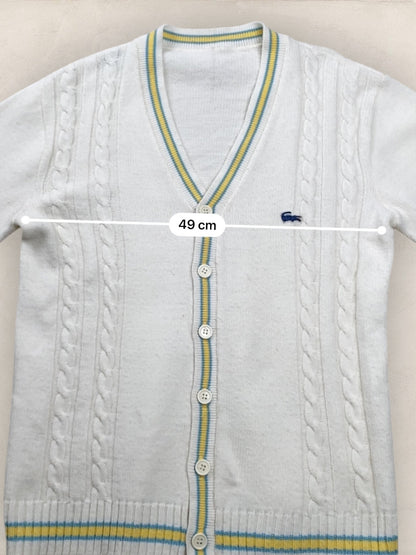 Cardigan Homme Lacoste Blanc M Ref:3176 - Blanc - M - amifrip