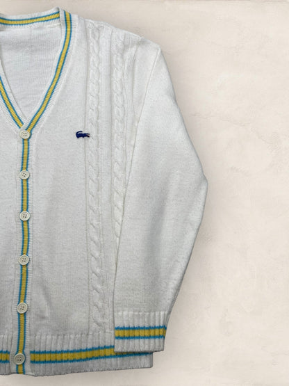 Cardigan Homme Lacoste Blanc M Ref:3176 - Blanc - M - amifrip