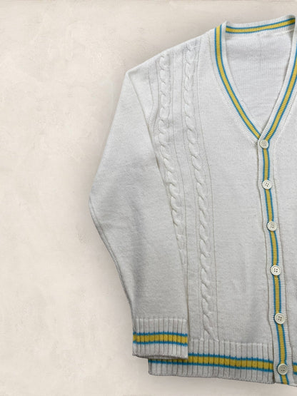 Cardigan Homme Lacoste Blanc M Ref:3176 - Blanc - M - amifrip