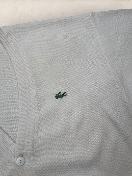 Cardigan Homme Lacoste Blanc M Ref:3374 - Blanc - M - amifrip