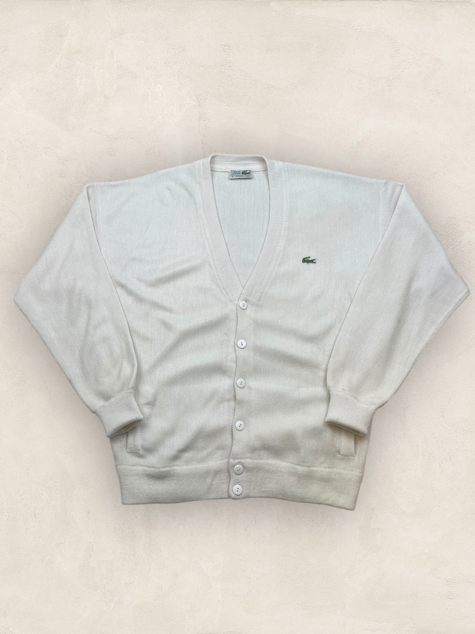 Cardigan Homme Lacoste Blanc M Ref:3374 - Blanc - M - amifrip