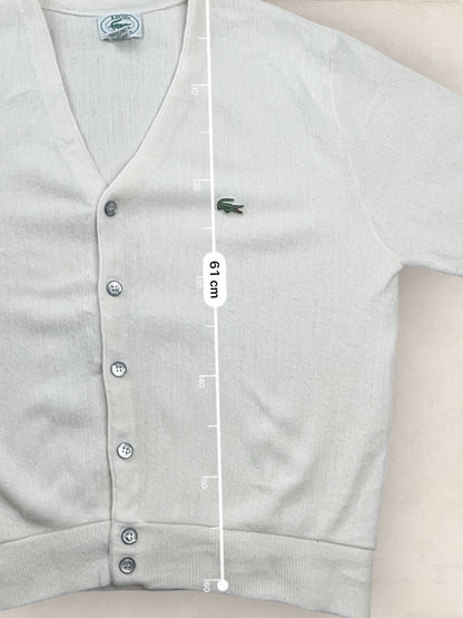 Cardigan Homme Lacoste Blanc S Ref:3158 - Blanc - S - amifrip