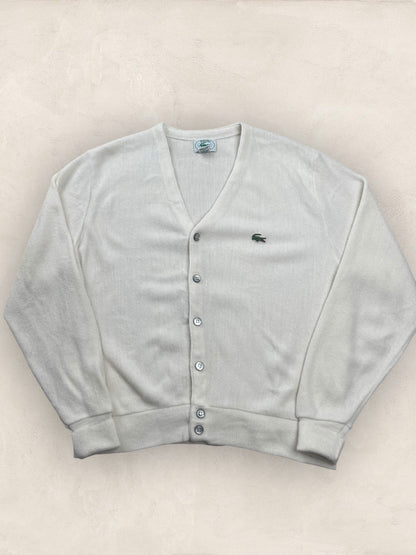 Cardigan Homme Lacoste Blanc S Ref:3158 - Blanc - S - amifrip