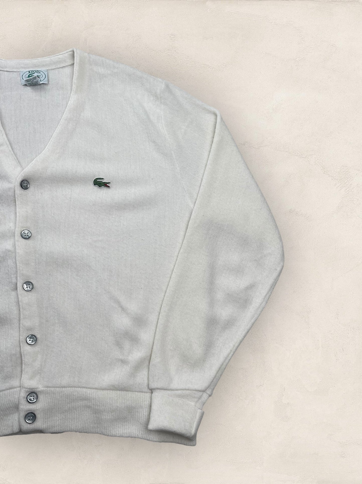 Cardigan Homme Lacoste Blanc S Ref:3158 - Blanc - S - amifrip