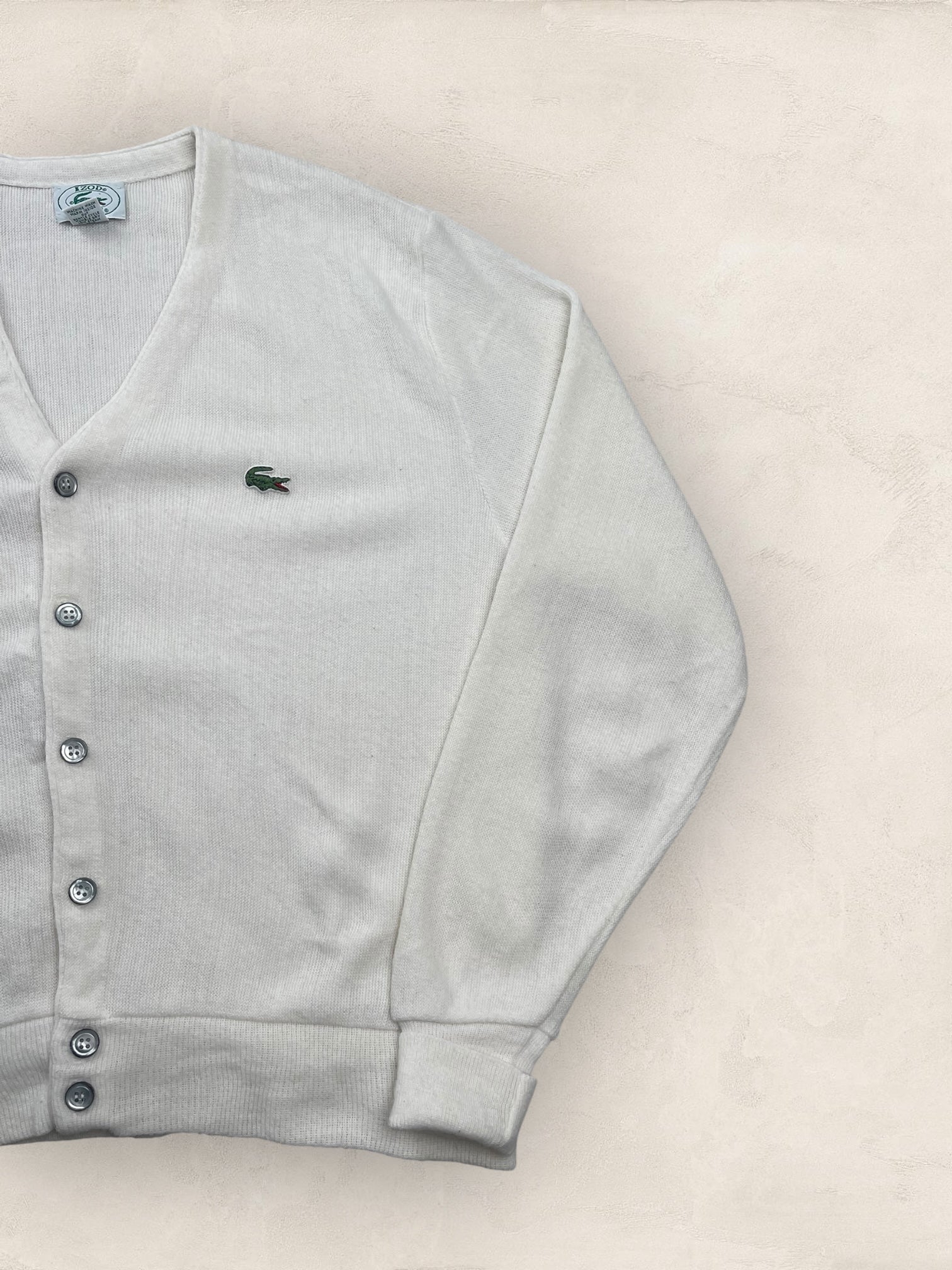 Cardigan Homme Lacoste Blanc S Ref:3158 - Blanc - S - amifrip