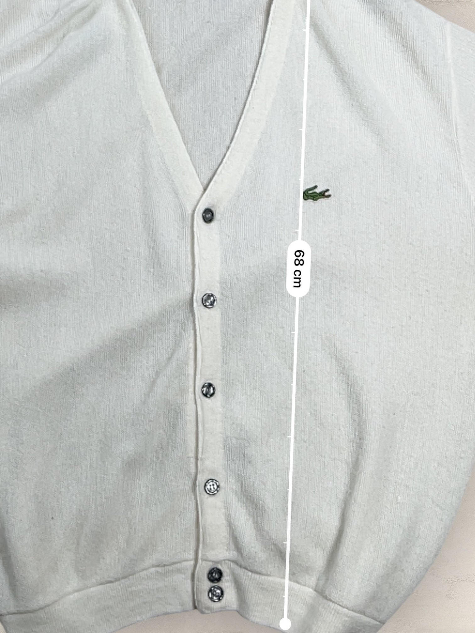 Cardigan Homme Lacoste Blanc XL Ref:3119 - Blanc - XL - amifrip